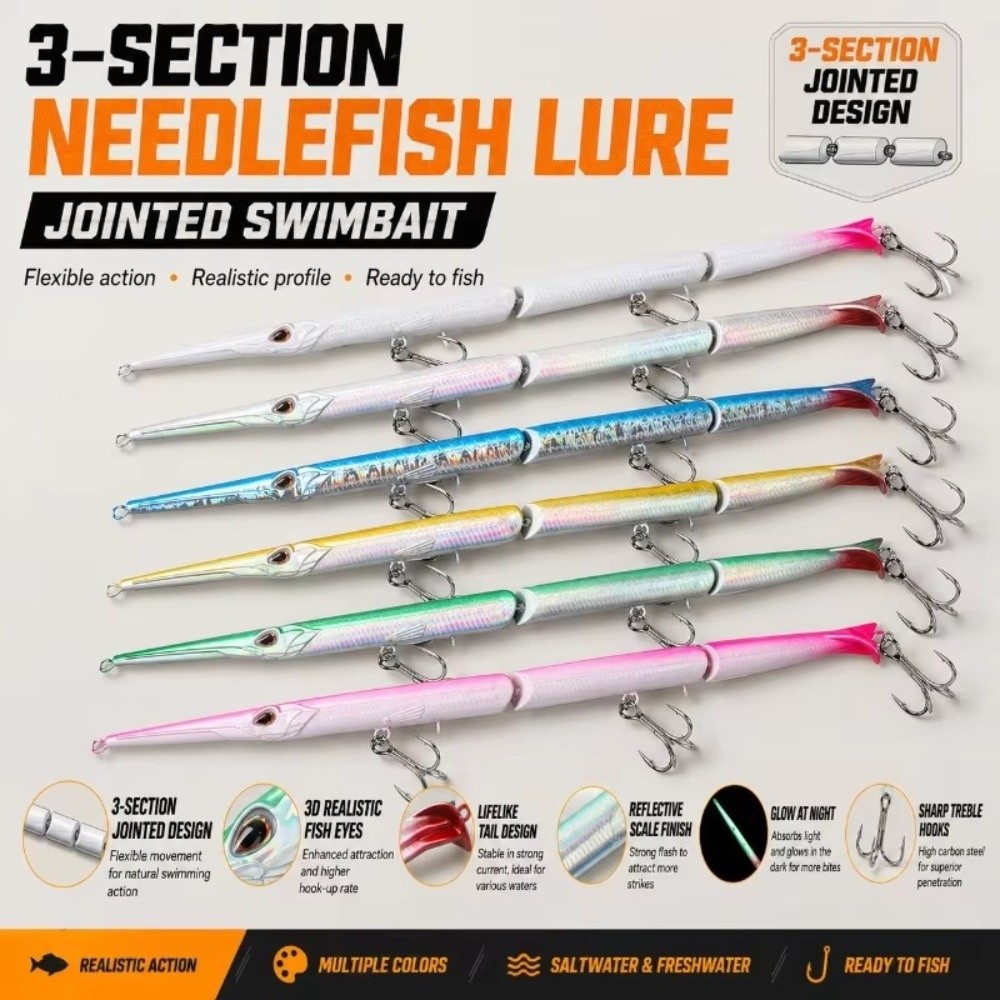 Isca de Lápis Articulada de 27 - Fishing Hook Treble avaliação e preço