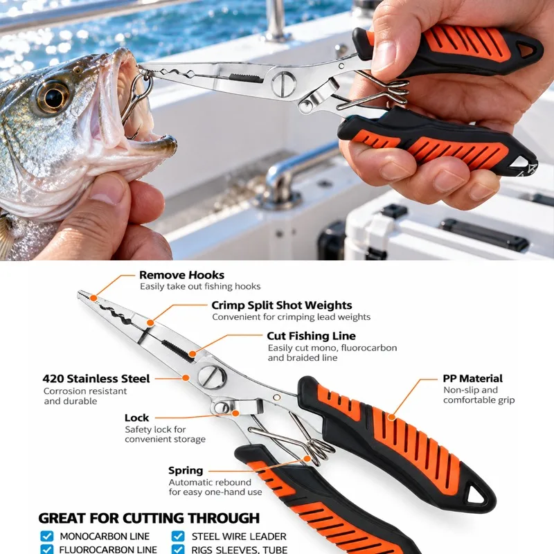 Conjunto profissional de alica - Fishing Hook Remover avaliação e preço